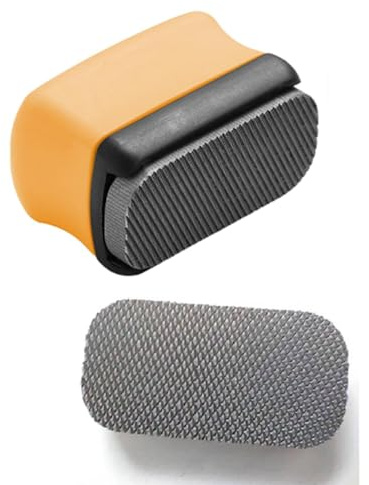 Eieenotee Desbarbadora Portátil, Miniherramienta de Pulido de Doble Cara, Removedor de Pintura para Autos con de Repuesto.