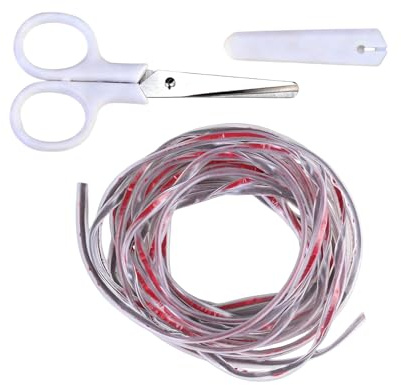 Joint Porte Voiture 8M, Protege Porte Voiture Transparent PVC, Joint de Protection de Bord de Portière Auto, Accessoire Antichoc pour Voiture avec Ciseaux
