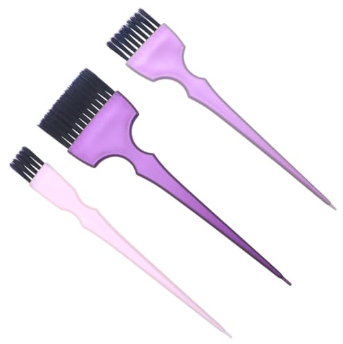 SOESFOUFU Spazzola per Tintura per Applicazione Colore Facile da Pulire Set 1 Chioma in Plastico 3 Dimensioni per Acconciature
