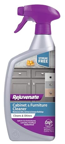 Rejuvenate Cabinet And Furniture Cleaner Removes Dirt, Grime And Grease Buildup To Clean And Shine Cabinets And Furniture, 24 Ounces