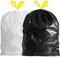 JJSJ Bin Bags 50L Bin Liners, Drawstring Trash Bags Large Strong Unscented Household Garbage Bags (60)