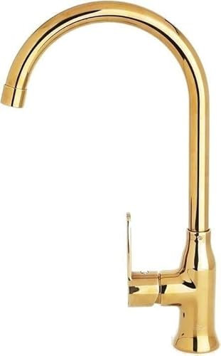 Küchenarmatur aus Edelstahl mit festem Auslauf von Alveus Slim Monarch - Bronze - 1134835