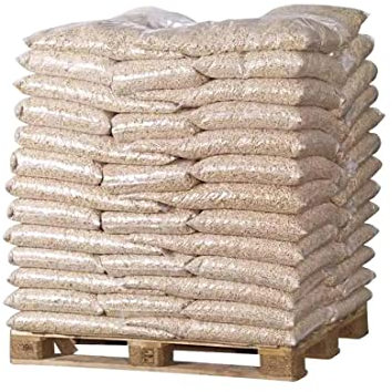 Holzpellets Premium Öko-Säcke à 15 kg 70 Stück pro Palette 1050 kg | Brennpellet | für Kessel | zum Heizen
