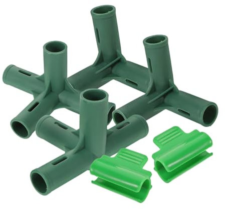 Yardwe Gewächshauszubehör Dreiwegeverbinder Vierwegeadapter Verbinder Für Gewächshaus Rohrstecker Adapter Kunststoff Gewächshausteile Verbinden