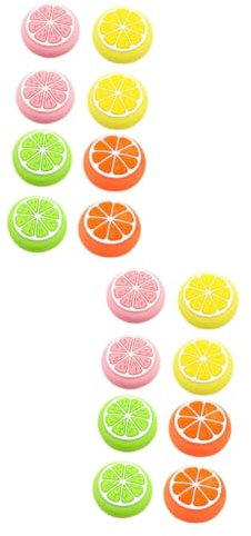 OKUMEYR 16 Pz Manico cappuccio pulsante Tappi per joystick per cappuccio del joystick del pollice coperture per pulsanti tappi protettivi per io del bastoncino del pollice