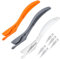 Yuanchu 3Pack Wrapping Paper Cutter Tools Set, Gift Wrap Cutters Replaceable Handheld Blade Slicer Easy and Safe Cutting Tool Wallpaper Knife for DIY Craft Paper Roll