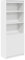 vidaXL Highboard Weiß 70x35x180 cm Holzwerkstoff, Schrank, Lagerschrank, Schrank hoch, Beistellschrank, hoher Schrank, Schrank mit Tür
