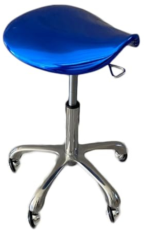 Sgabello ergonomico a sella – Comoda sedia da ufficio senza schienale con altezza e inclinazione regolabili per redazione, uso medico e dentale (colore 4)