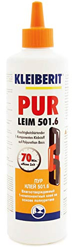 500-g-Flasche PUR-Leim 501.6 D4-Leim, Holzleim, lange offene Zeit, wasserfest