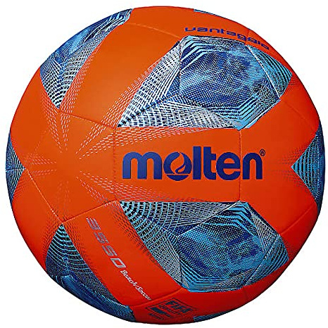 Molten FA3550 Fußbäll, Orange/Blue/Silver, 5