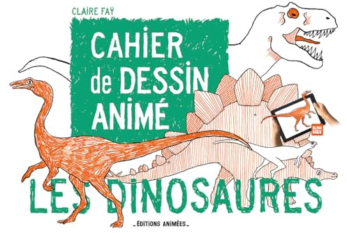 Cahier de Dessin Animé - Les Dinosaures