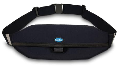 Tune Belt SP2 Running Belt, Slim Waist Pack Holder with Secure Zip Pocket, Sweatproof Storage, Non-Chafing, Fits Large Phones, Easy Access, Money Belt for Men & Women
