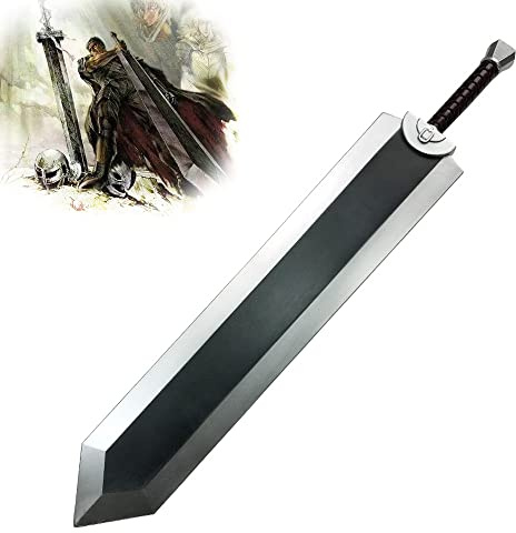 EMISOO Anime Berserk Arma Spada Cosplay Uomo Spada Giapponese Katana Spada Modella Pu Klinge 102cm Spada Samurai per Cosplay,Esposizione,Collezione
