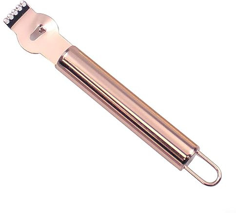 Limone Zester Grattugia Limone in acciaio per frutta, lama affilata in acciaio