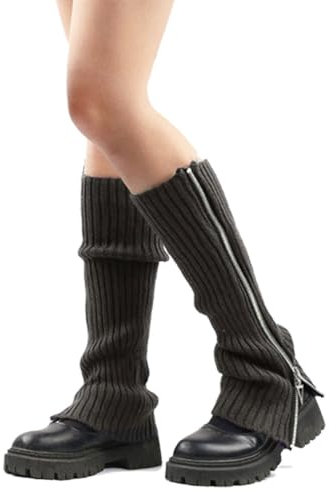 KGDUYC Women's Leg Warmers,Winter-Beinstulpen, Lange Beinstulpen, Stiefelsocken mit Bündchen