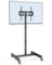 TV Ständer mit Rollen, FORGING MOUNT Mobiler TV Ständer auf Rollen für 23-60 Zoll Fernseher, Fernsehständer TV Standfuss Höhenverstellbar Neigbar Max. 40 KG VESA 400x400 mm