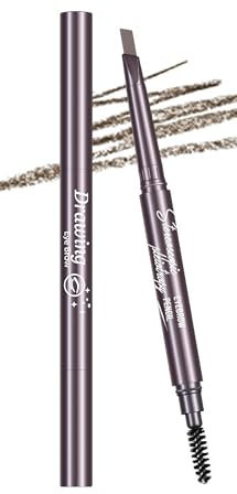 Langanhaltender, wasserfester Augenbrauenstift, doppelseitig, schimmernd (Dark brown)