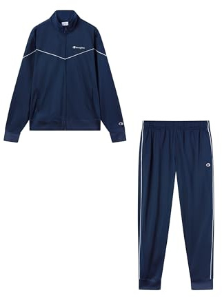 Champion Legacy - Tuta da uomo, con logo grande, XL, blu, Blu, XL