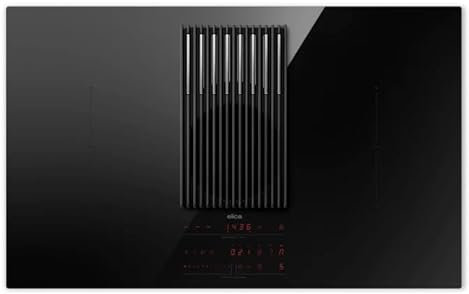 Elica PRF0196340, Piano cottura a induzione con cappa aspirante integrata NIKOLATESLA LIBRA EVO BL/A/83, Black