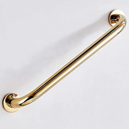 Bathroom Grab Bar, Gold Brass Handrail For Bathtub, Non-slip Handle For Shower/toilet For Elderly, 60CM