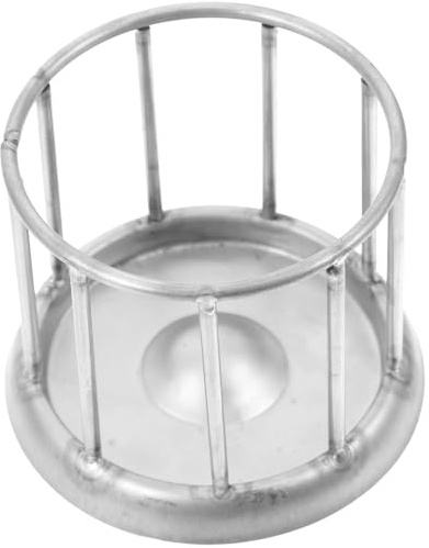 CORHAD Comedero de Acero Inoxidable para Tortugas y Reptiles Diseño Antidesbordamiento, Plato para Agua y Alimento Adecuado para Terrarios y Jardines Zoológicos
