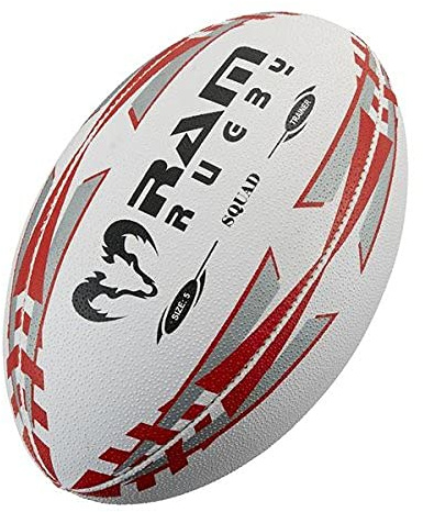 Da rugby palla da rugby per allenamento Bundle – 15 x Squad Ball & traspirante Ball bag