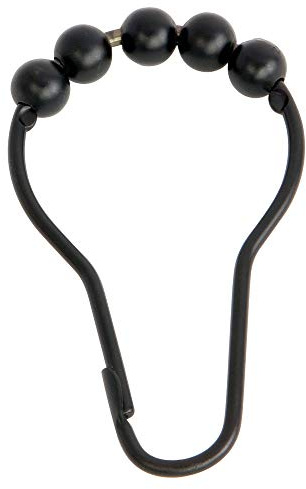 Kingston Brass SRCR125 Roller Ball Shower Curtain Rings, Oil Rubbed Bronze, 2.81 x 1.56 x 0.31 (12Pcs/Set)