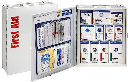 First Aid Only 25 Person Medium SmartCompliance 94 Piece Refill Cabinet Without Medications (90578)