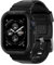 Spigen Rugged Armor Pro Hülle mit Armband Kompatibel mit Apple Watch Serie 9/8/7(45mm) 6/5/SE(44mm) - Schwarz