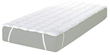 Softside Hardside Wasserbett Matratzen Spannauflage mit 4 Gummiecken (100 x 220 cm)