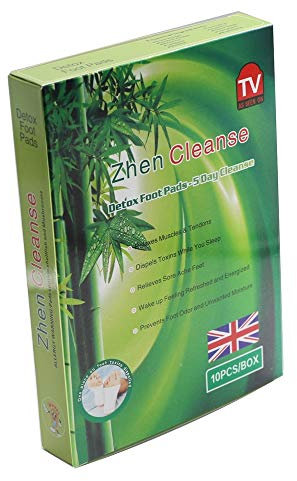 ZHEN Detox Foot Patches, Pain Relief Foot Pads, Bamboo Vinegar Foot Patch, Helps Remove Impurities, Relieve Stress & Improve Sleep Box Pack