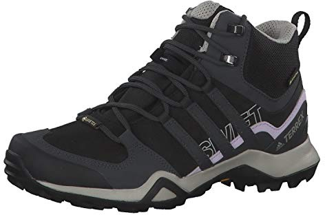 adidas EF3357 Mujer Zapatillas para Carreras de montaña, Núcleo Negro/Gris Oscuro/Tinte Púrpura, 36 2/3 EU