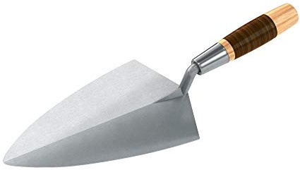 Bon 72-635 Brick Trowel Forged 10-inch Philadelphia Leather Handle