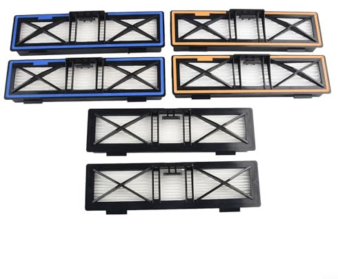 Oniissy 6 filtri HEPA di ricambio compatibili con aspirapolvere robot per Neato D10, D9, D8, D7, D6 D4 D3 D5 D70 D75 D85 70E D85 945-0379