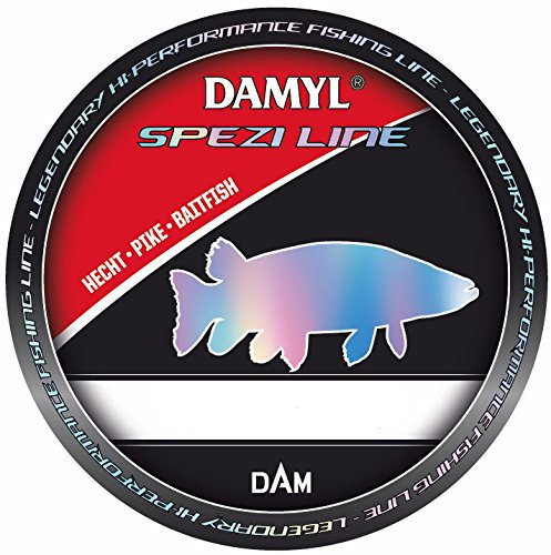 DAM Damyl Spezi Line Zielfisch-Schnur Monofil - Aal Forelle Karpfen Mehr (Hecht Köderfisch 300 m 0,30 mm 7,5 kg)