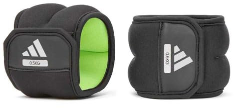 adidas Unisex-Adult Knöchel-/Handgelenkgewichte-0.5 Kg, Schwarz