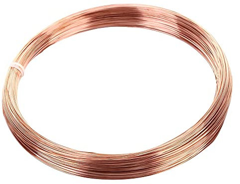 Ø0.5mm 50m,Kupferdraht,Kabel,Basteldraht,Schmuckdraht,Kupferdraht 1mm,Kupferdraht 3mm,Basteldraht DüNn,Reiner Kupferdraht,Draht,Blanker T2 Kupferdraht,Coil Kupferdraht Wickeldraht,Cu 99 Diy Draht
