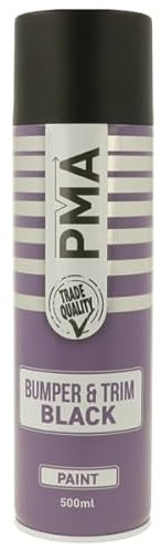 PMA BLACK FLEXIBLE BUMPER & TRIM SPRAY PAINT 500ML