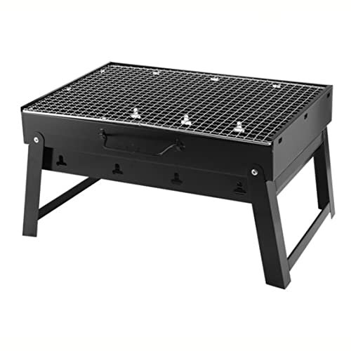 Camping Grill Träkol Grillstativ Utomhus BBQ Grill Hushållskol 3-5 Personer BBQ-redskap Campinggrill Picknickgrill
