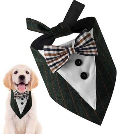 hundhalsdukar – liten hundbandana, moderiktig hund-semester-bandanas för hundar, trendiga hundnäsdukar, triangulär halsduk för små, medelstora och hundar