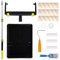 18” Large Paint Roller Set - Include Adjustable Frame, Three Each of 9‘ and 4’ Roller Sleeves, Brush, Large Paint Tray, 17.7-39.3 Detachable Rod with Thread Lock Available