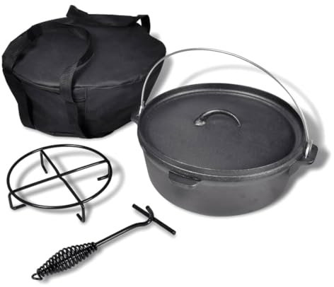 Casa e giardino, cucina e sala da pranzo, pentole e bakeware, pentole, forni olandesi, forno olandese, 5,6 L compresi gli accessori