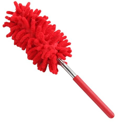 Jlobnyiun Auto-Staubbürste, Auto-Staubbürste | Reinigungsbürste für Autostaub – kein Detail-Werkzeug zum Kratzen mit ausziehbarem Griff, Stromversorgung