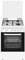 Svan Cocina Gas Butano 4 Zonas de Cocción, Horno 43 L, Blanco, SKG4501. Control Manual, 2 Programas de Cocción, Cristal en Puerta de Doble Capa, Tapa Abatible