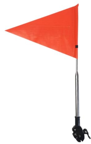 Bandera de seguridad para bicicleta, banderas de seguridad para bicicletas, banderín retráctil de alta visibilidad, impermeable, resistente al desgarro, para niños y adultos, silla de ruedas, scooter