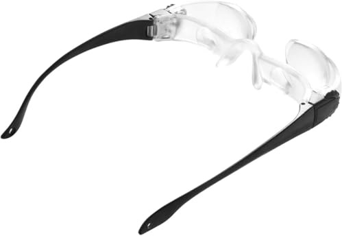 Förstoringsglasögon, anti-bländning bärbara förstoringsglasögon, för Presbyopia seniorer som tittar på TV för läsning i lågt synfält