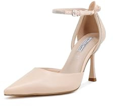 QUEEN HELENA Décolleté con Strass Scarpe con Tacco Alto Donna K3623 (Nude, Sistema Taglie Calzature EU, Adulto, Donna, Numero, Media, 35)