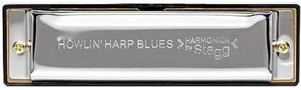 Stagg 17710 Blues Mundharmonika (Bb-Dur, 20x Töne)