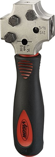 Vigor flänsapparat för Ø 4,75 mm V4697 ∙ Antal verktyg: 5