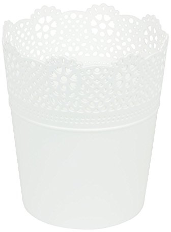 Prosper plast dlac180-s449 18 x 21 cm Lace blomkruka – vit